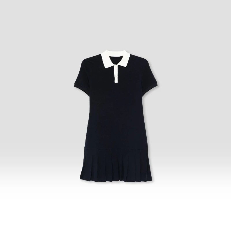 原厂孤品特价清！拍完则无！刺绣褶皱迷你短袖连衣裙 R651