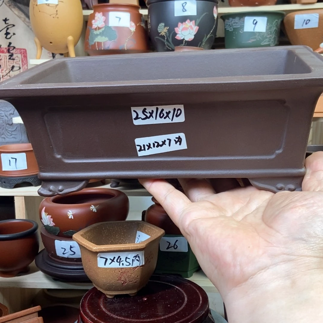 紫砂花盆内口经尺寸