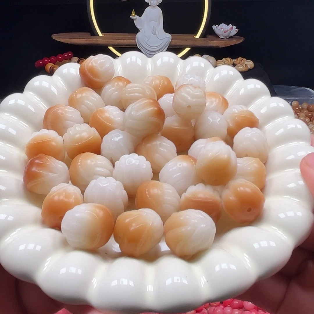 手串菩提根/象牙果卡16炭烤胖佛手10颗