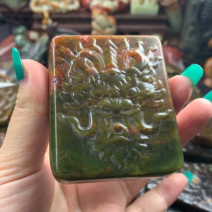 岫岩河磨玉（透闪石质玉）手把未镶嵌