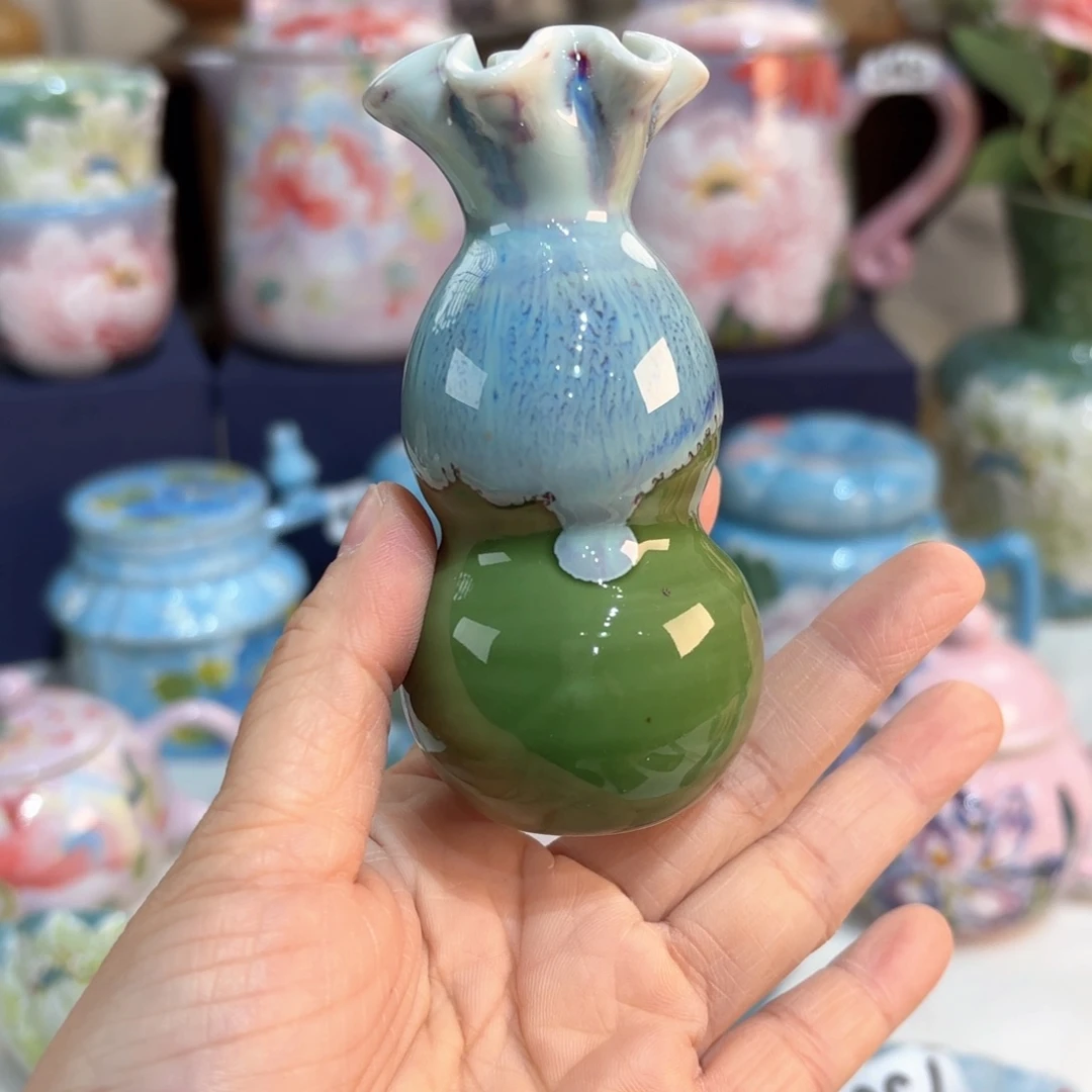 景德镇手绘高温釉下彩陶瓷茶具