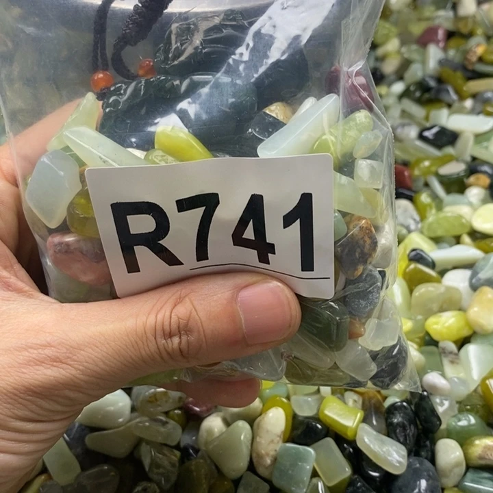 蛇纹石玉未镶嵌鱼缸石