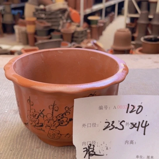 紫砂花盆紫紫砂盆