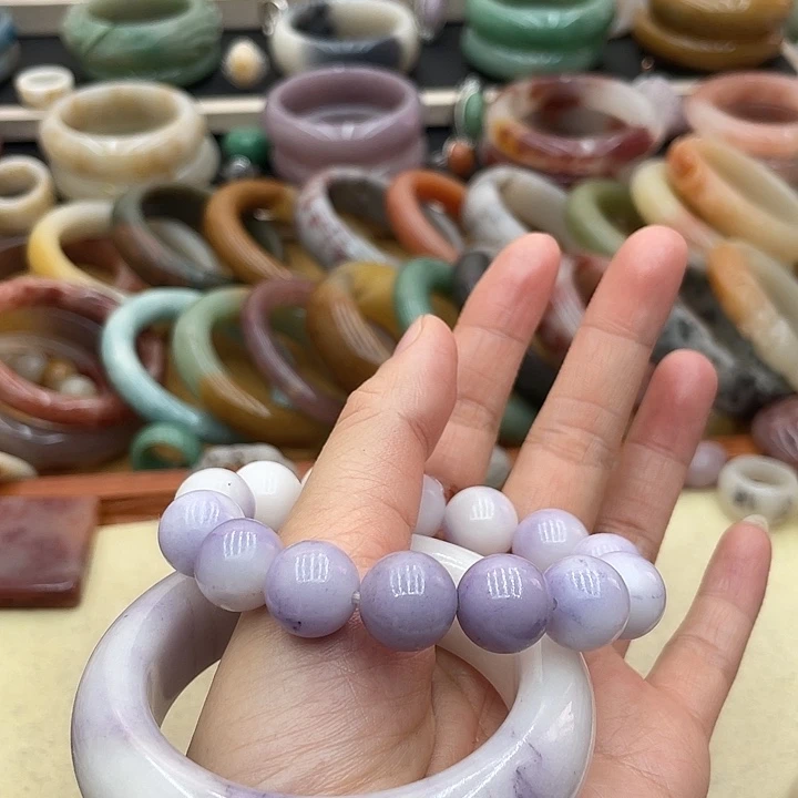 石英质玉圈口60未镶嵌暖*