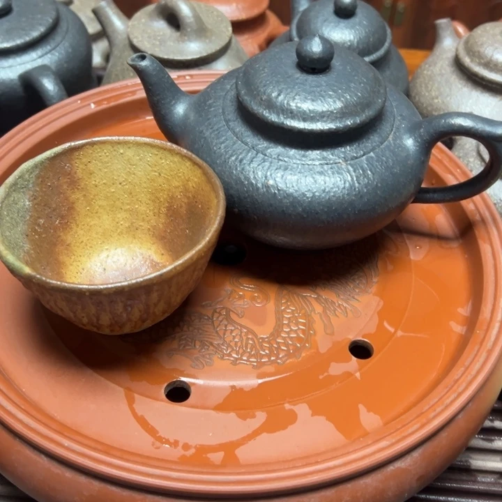 言****茶壶紫砂宜兴原矿龙血砂