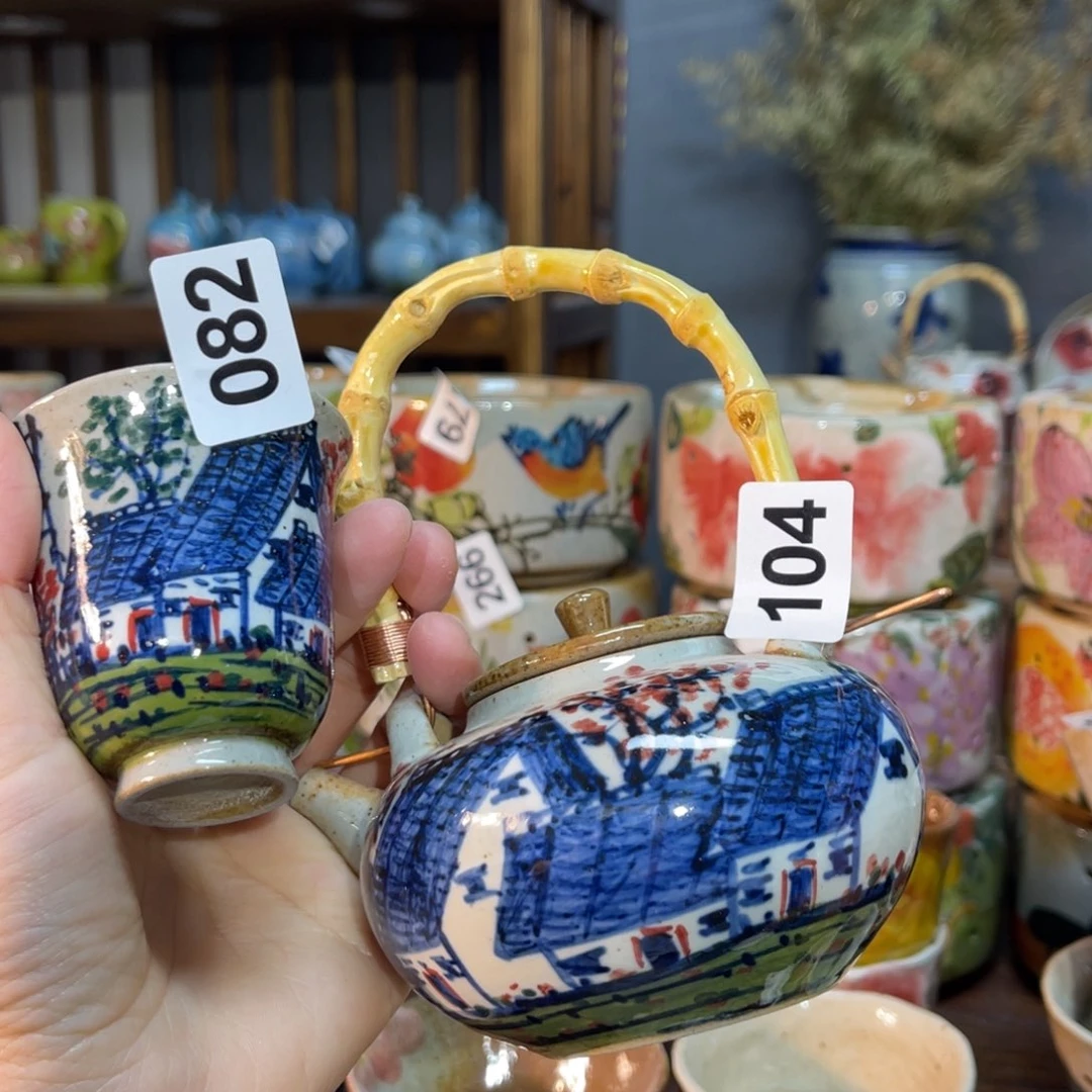 杯?*柒素浅陶瓷手工手绘