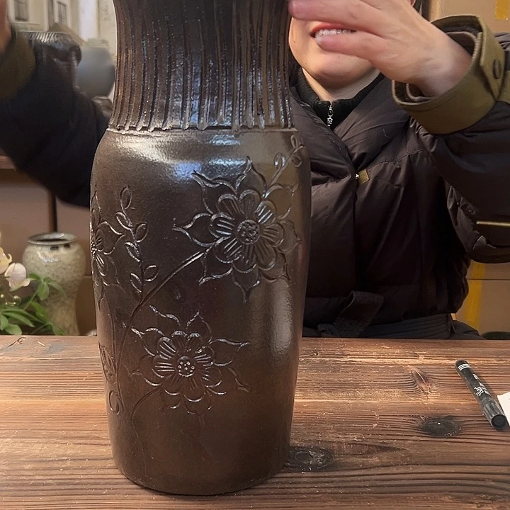 紫砂花盆无孔3255555555555瑕疵