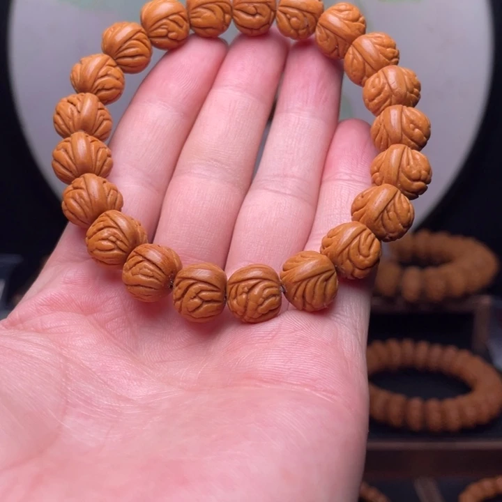 桃核手串13暴龙火焰