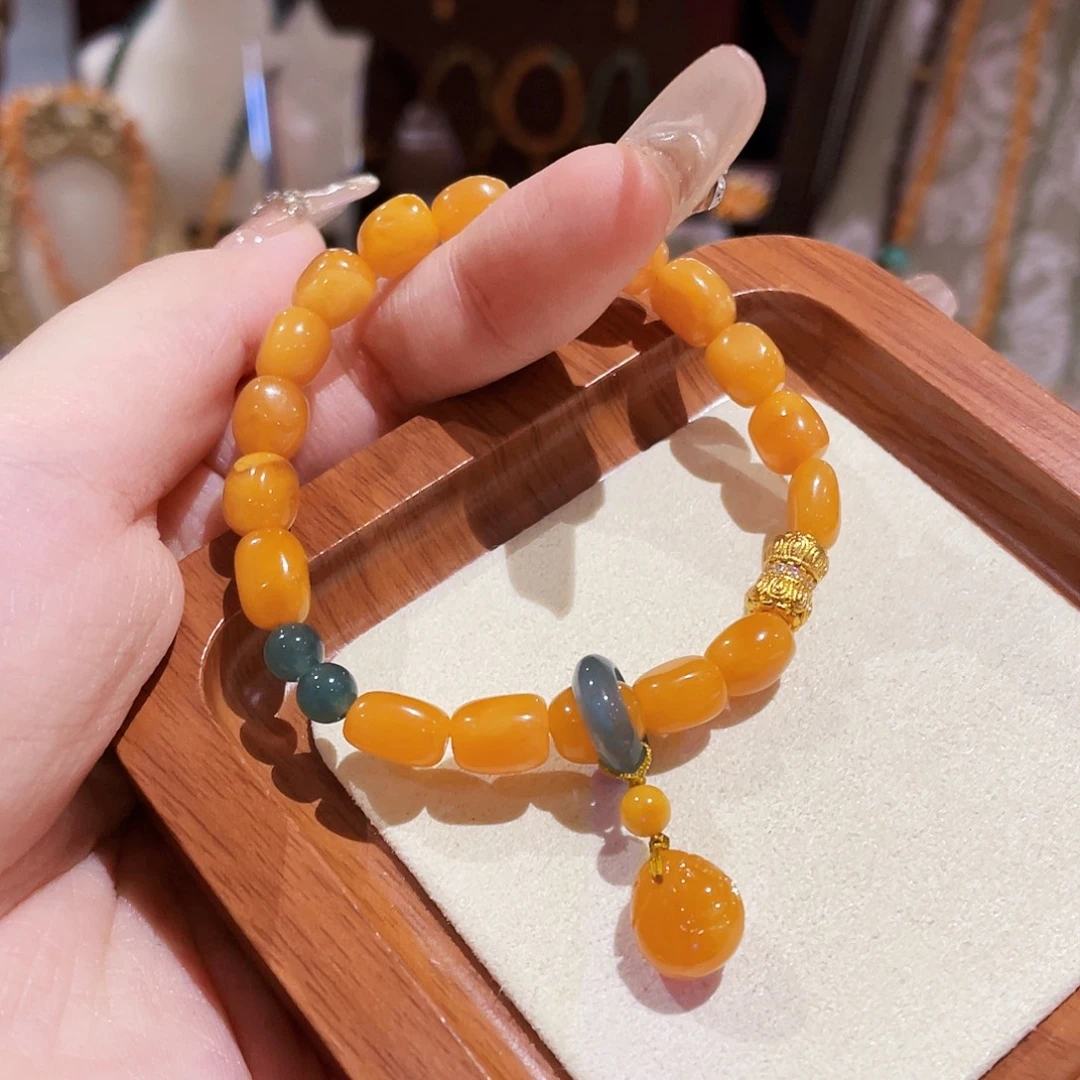 蜜蜡未镶嵌手链手串