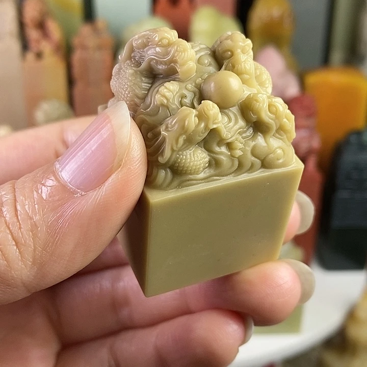 既***白青田石青田石印章