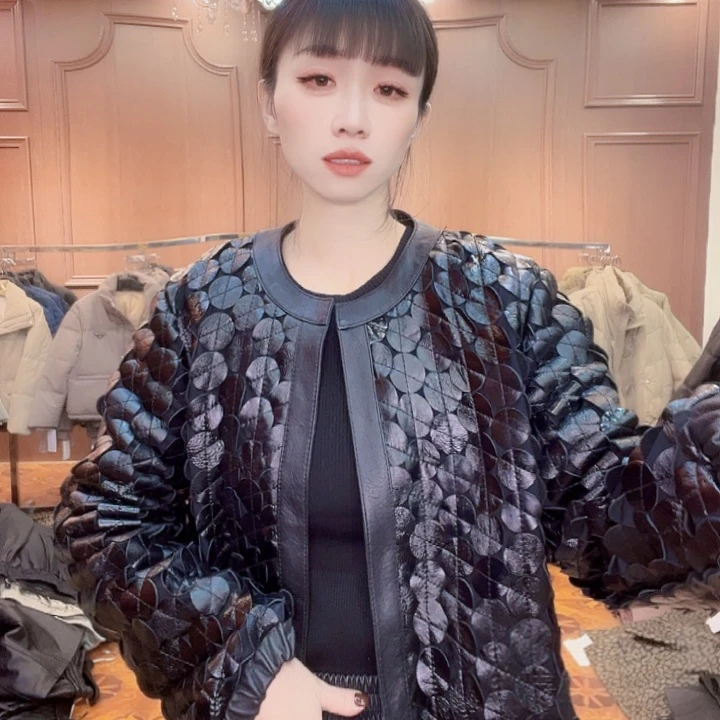 90……140斤皮外套，