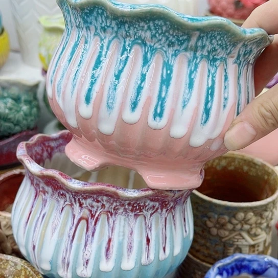 多肉绿植陶瓷花盆