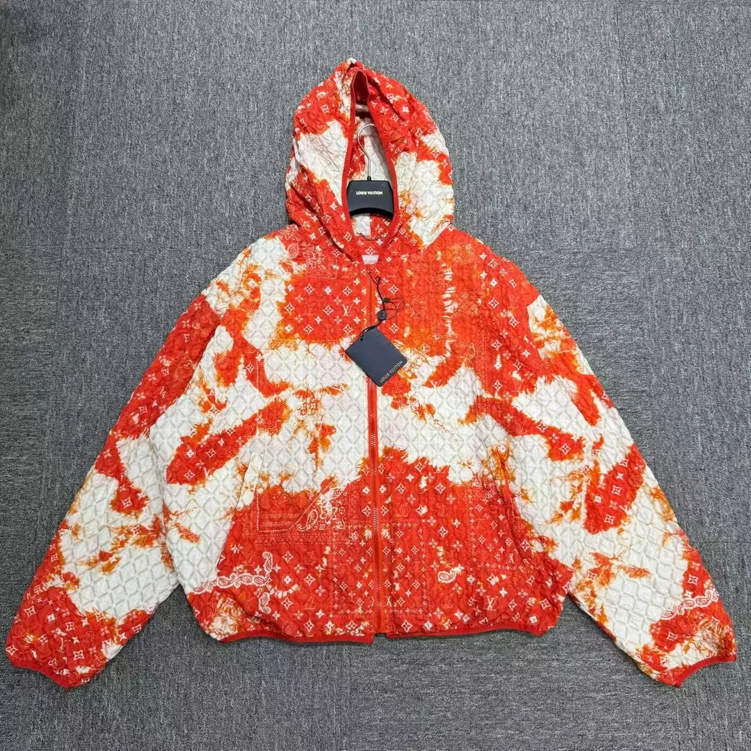 99新 LouisVuitton/路易威登  腰果花满印冲锋衣/52码/编码11032