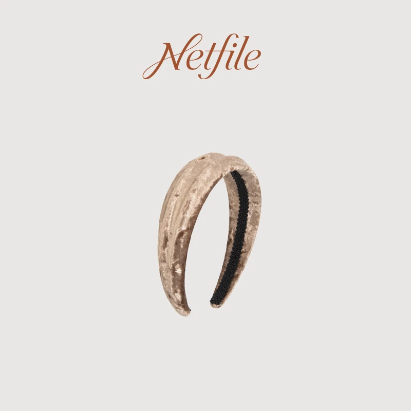 Netfile【丝绒宽边发箍】NF509F007