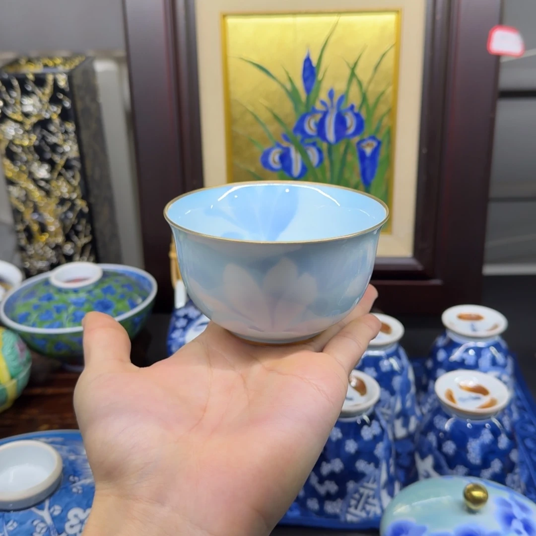 瓷片恭喜发财万事如意