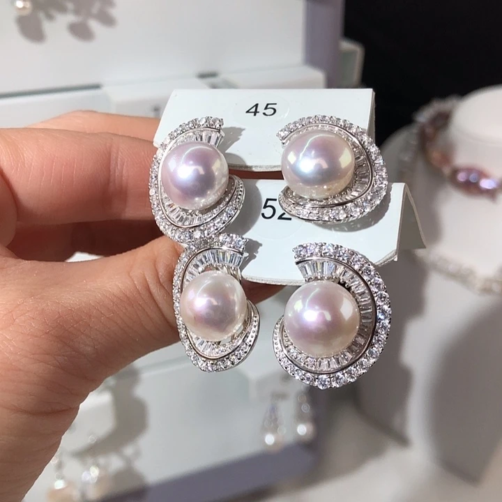 淡水珍珠项链银S925镶嵌小**?