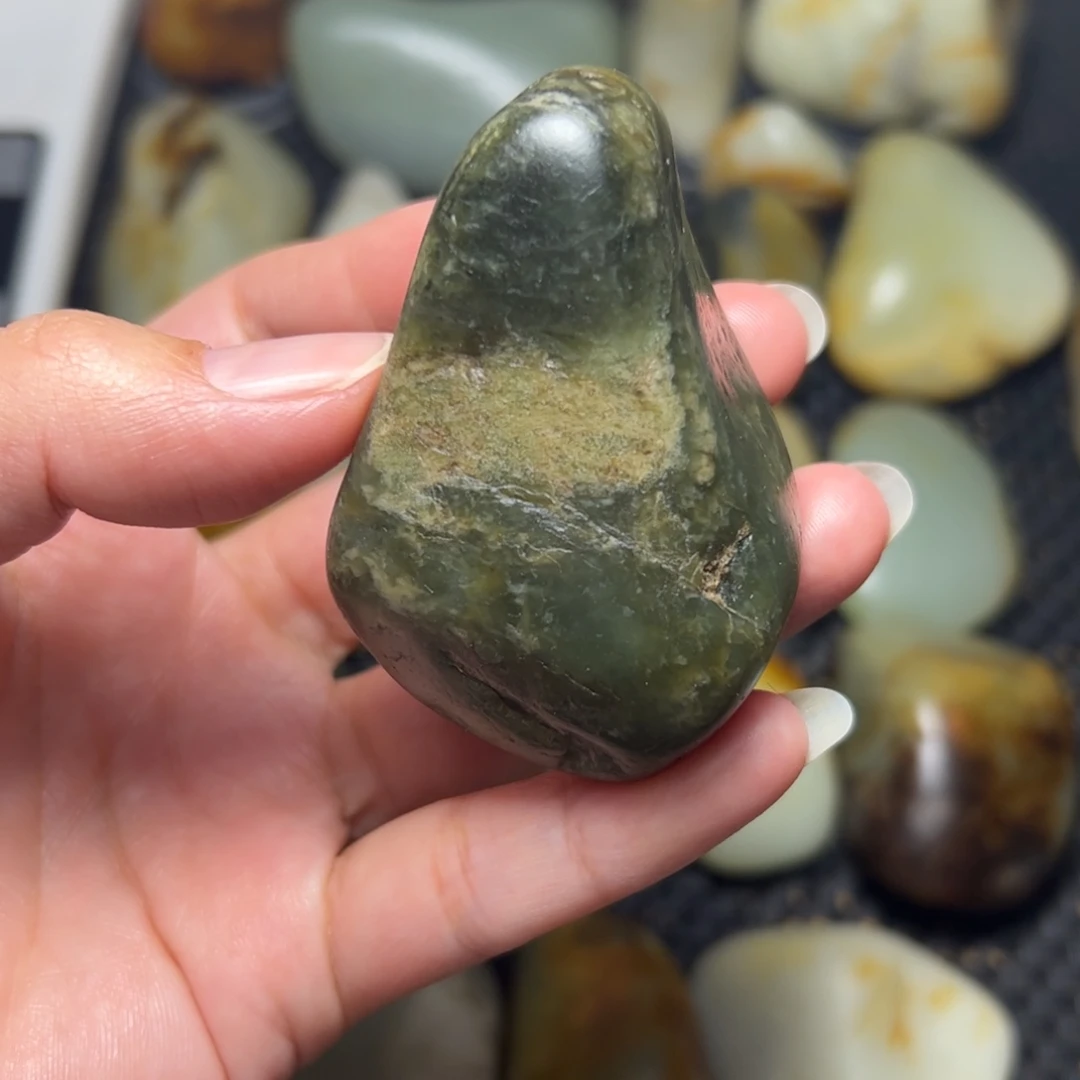 和田玉未镶嵌挂件7