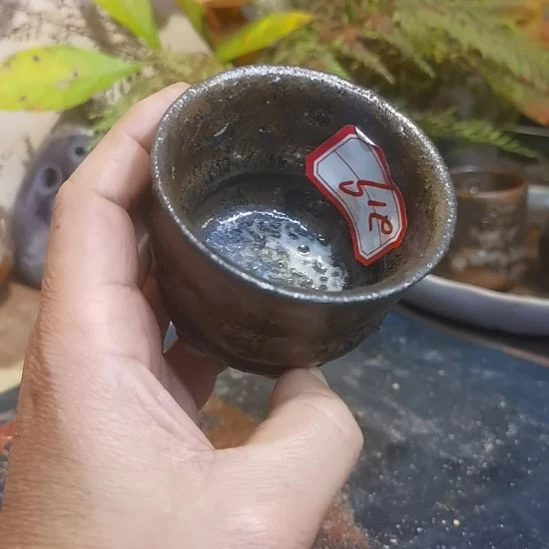 陶摆件手工高温原矿窑变特价福利