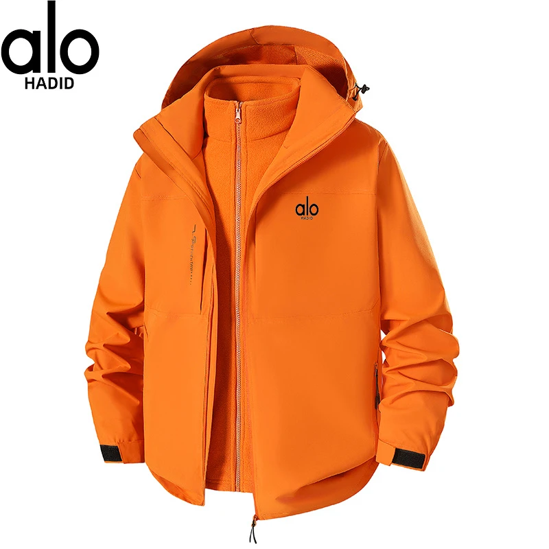 ALOHADID冲锋衣男女同款三合一暴雨级防风防水外套三防旅游登山服