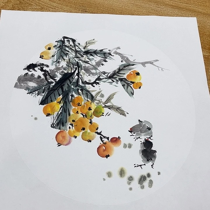 姜奇老师花鸟作品40×40