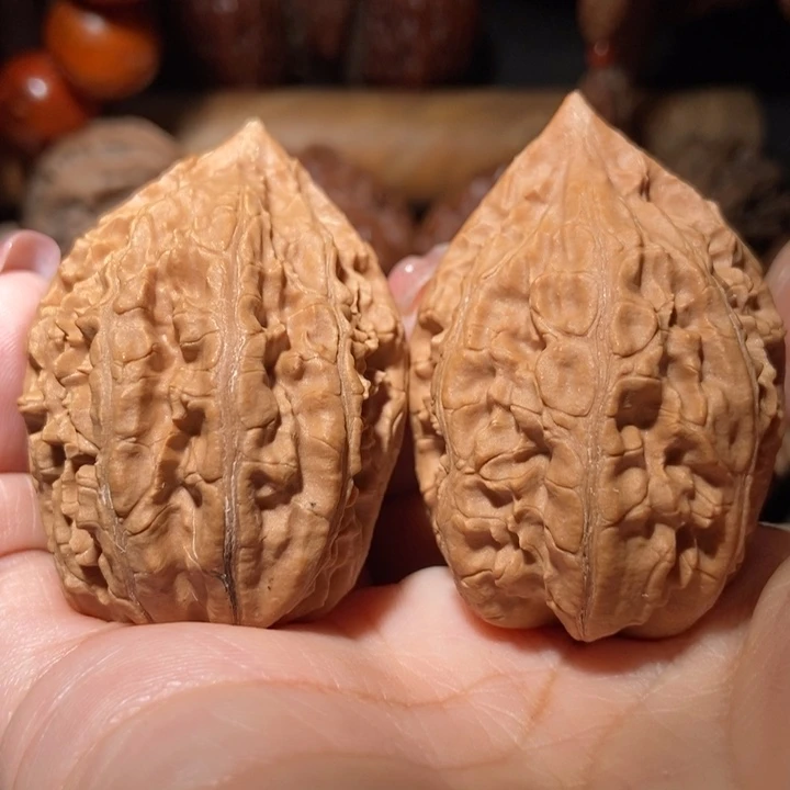 把件文玩核桃东北楸子小雪61