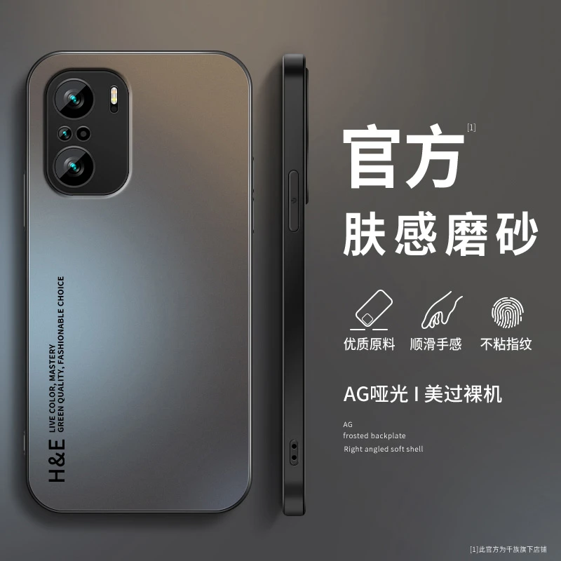 适用小米红米k40手机壳新款k40pro英文磨砂k20男k40s外壳k20pro+