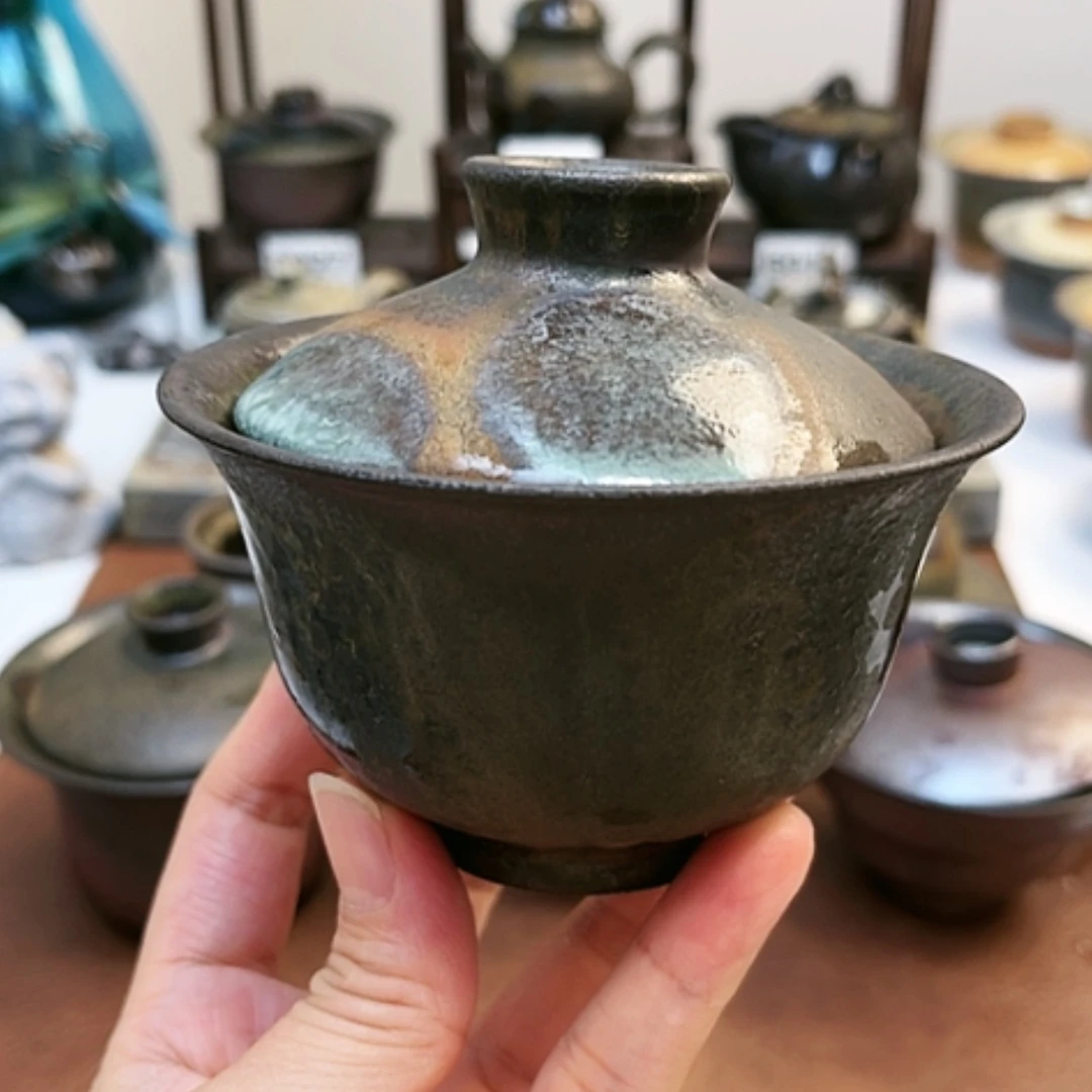 【闪购商品】铱**乐景德茶具柴烧茶具