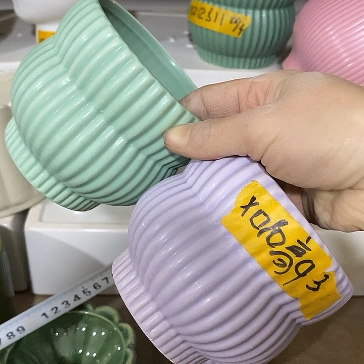 陶盆有孔 瑕疵针孔漏釉介意勿拍外高 10外口9