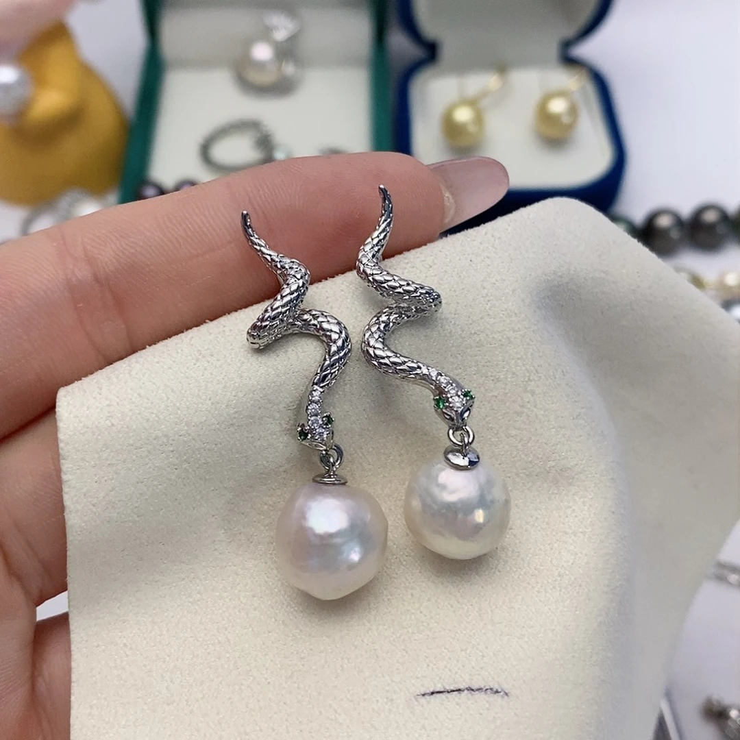 【闪购商品】淡水珍珠耳饰合金72