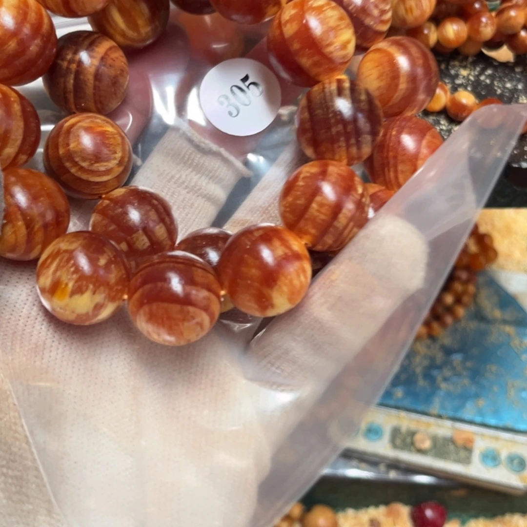 松木（琥珀木）手串/手链火*305