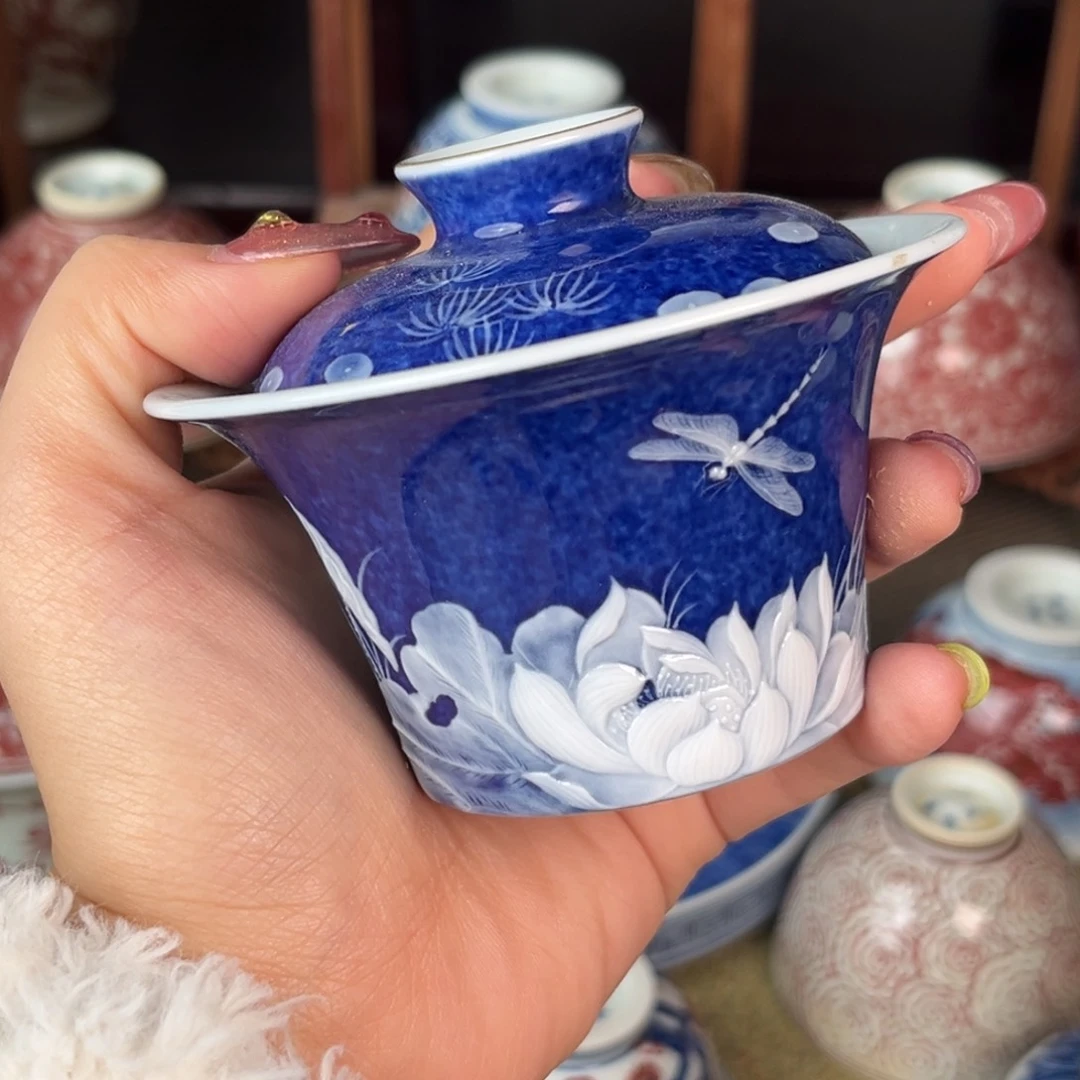 瓷片豆*景德镇毛仔柴窑主人杯