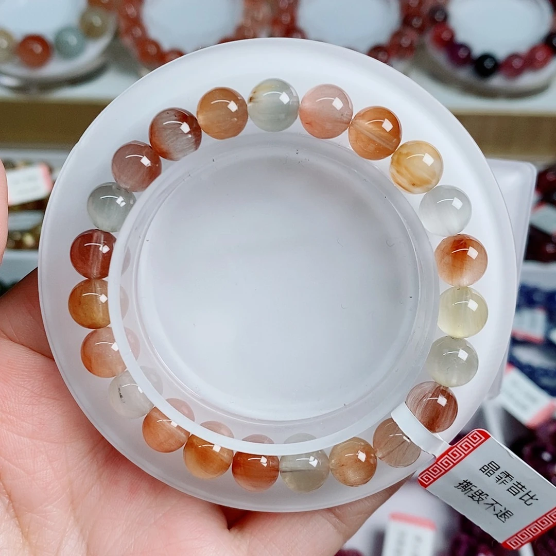 水晶未镶嵌手链彩兔毛