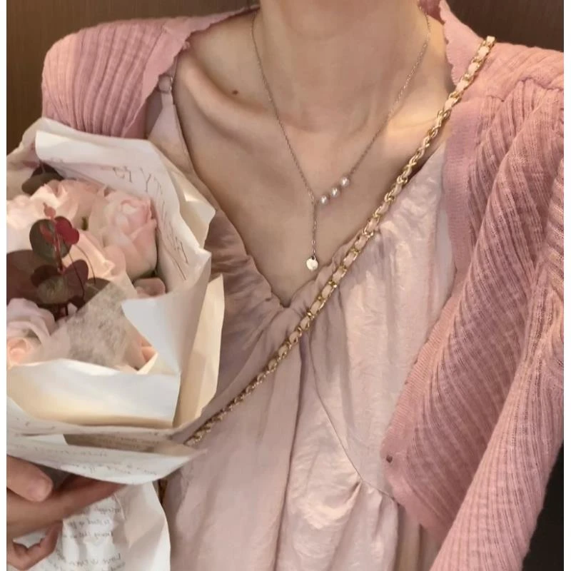 V领开衫薄款上衣空调衫披肩外搭冰丝长袖防晒衣