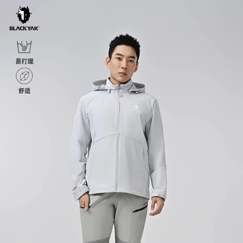 BLACKYAK布来亚克春季新款男户外运动软壳夹克弹力舒适休闲外套