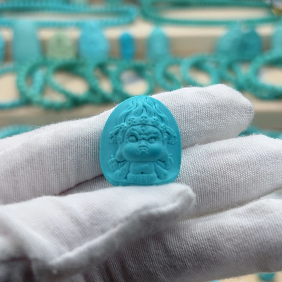 绿松石珠宝奇石未镶嵌