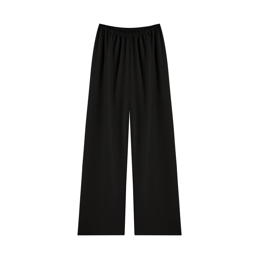 602三醋酸高腰阔腿裤