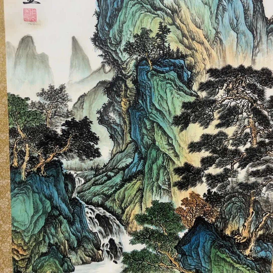 国画QA原创山水作品！带证书！限购一单
