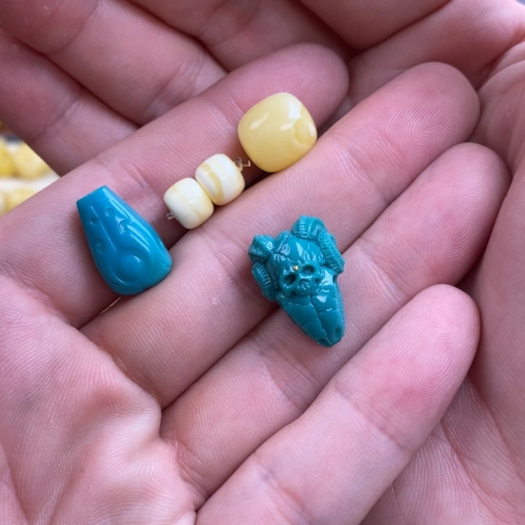 蜜蜡裸石未镶嵌其****8配饰