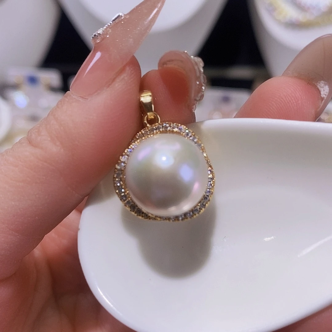 淡水珍珠颈饰合金