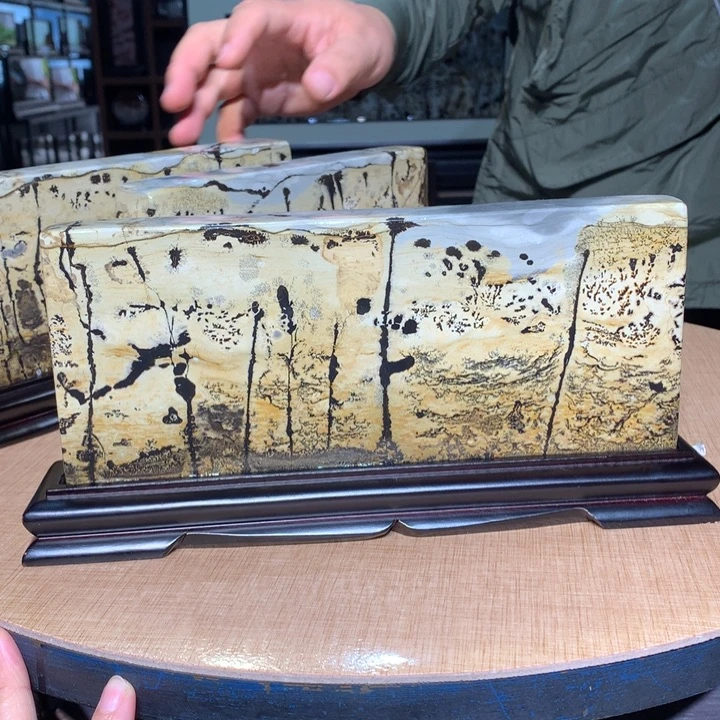 老***界，广西国画石摆件，收藏观赏