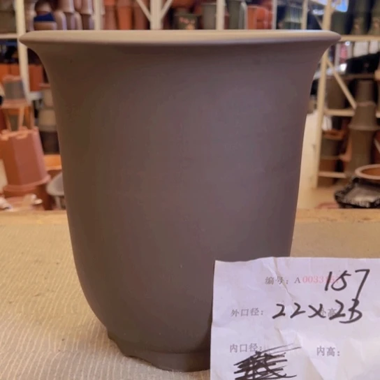 紫砂花盆紫紫砂盆