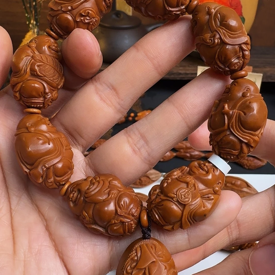 橄榄核手串/手链八宝弥勒