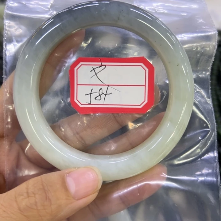 文***蛇纹石玉合金手镯