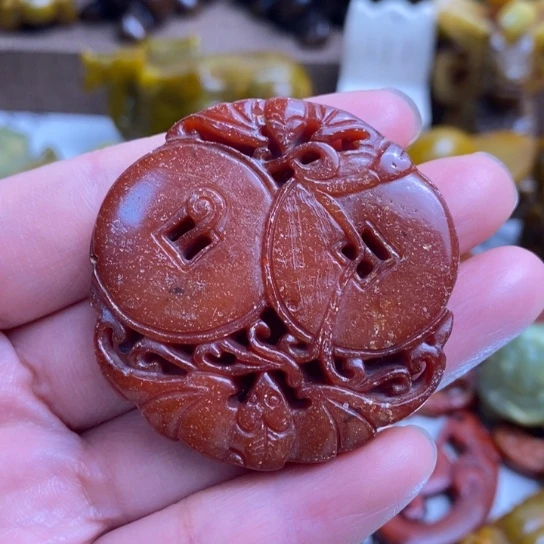 蛇纹石玉未镶嵌颈饰32