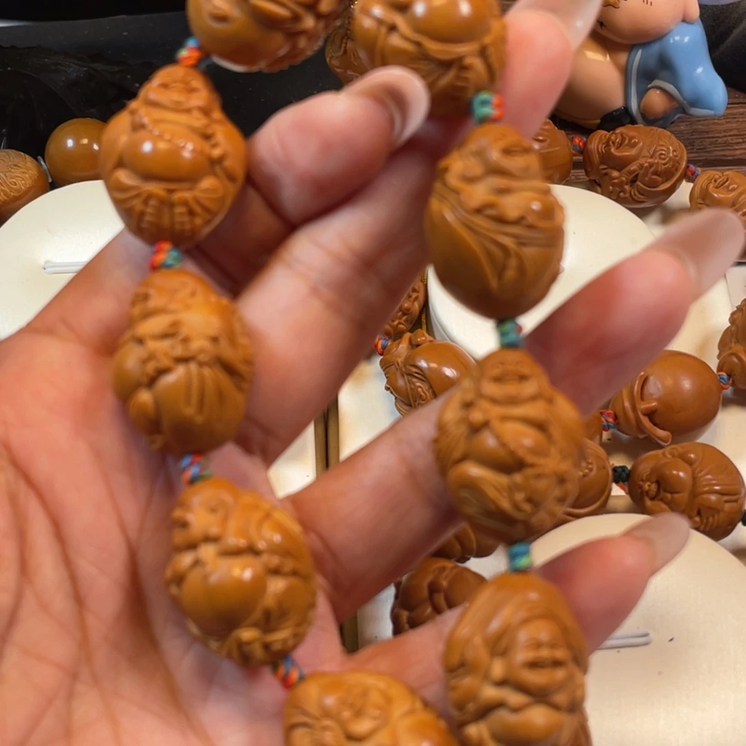 手串/手链橄榄核布袋弥勒橄榄核手串