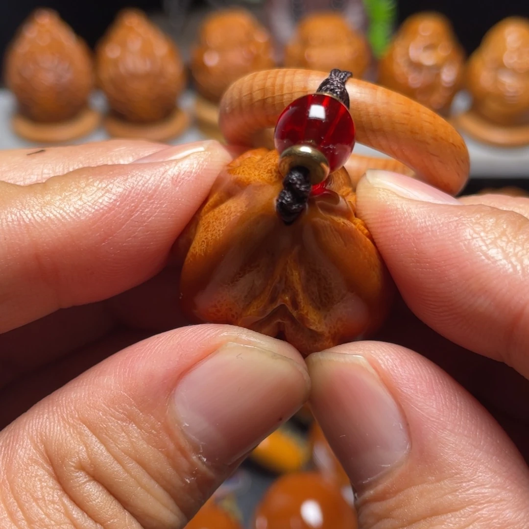 橄榄核手串/手链三面生命单子指环穿配3.3左右