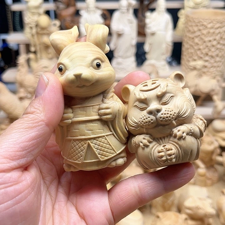 黄杨木小叶黄杨两件