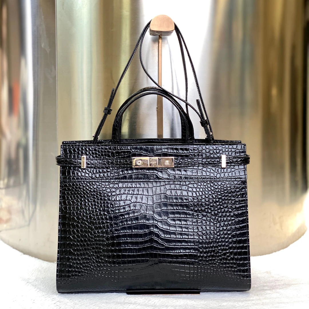 99新 YSL/圣罗兰 爱马98新YSL曼哈顿手提单肩包1862