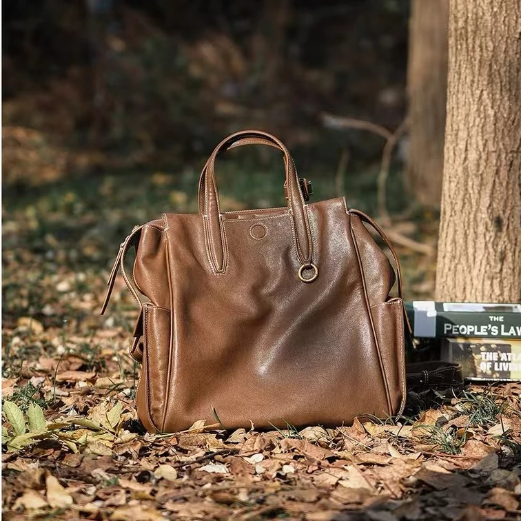 新款韩版简约纯色百搭时尚休闲手提双肩包SJB11