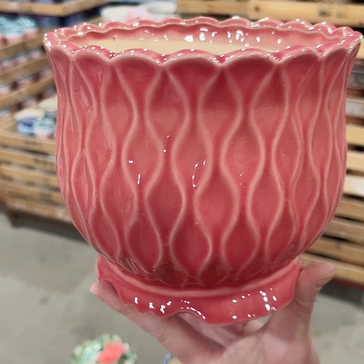 陶瓷陶瓷多肉植物花盆